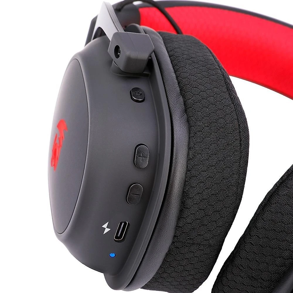 Headset Gamer Sem Fio Redragon Zeus Pro, 7.1, Driver 53mm, Bluetooth, Preto - H510-PRO
