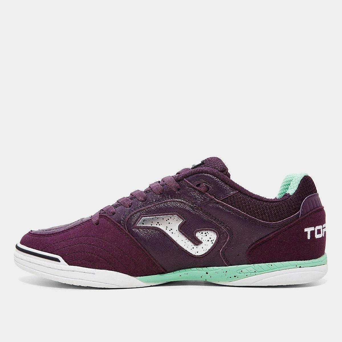 Chuteira Futsal Joma Top Flex  Unissex Vinho+Verde - 34
