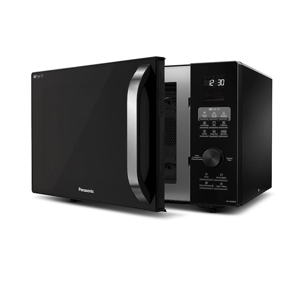 Microondas Air Fryer Panasonic 30l Preto  NN-CD89NBRUN 127