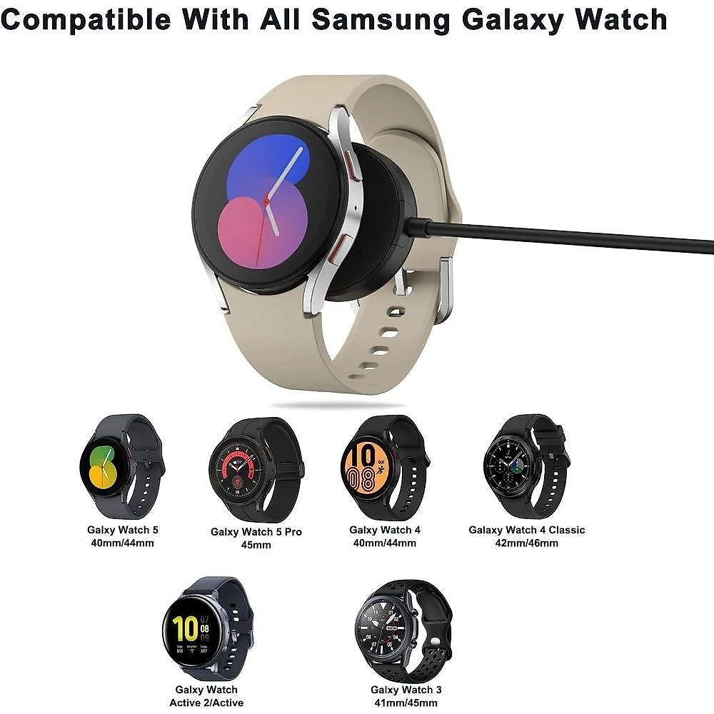 Dock Carregador sem Fio Samsung Galaxy Watch Active 1 e 2 Watch 3 4 5 6 Pro