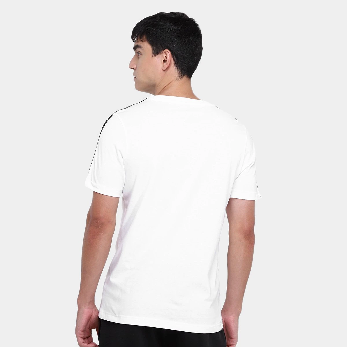 Miniatura Camiseta Puma Tape Masculina Branco - G