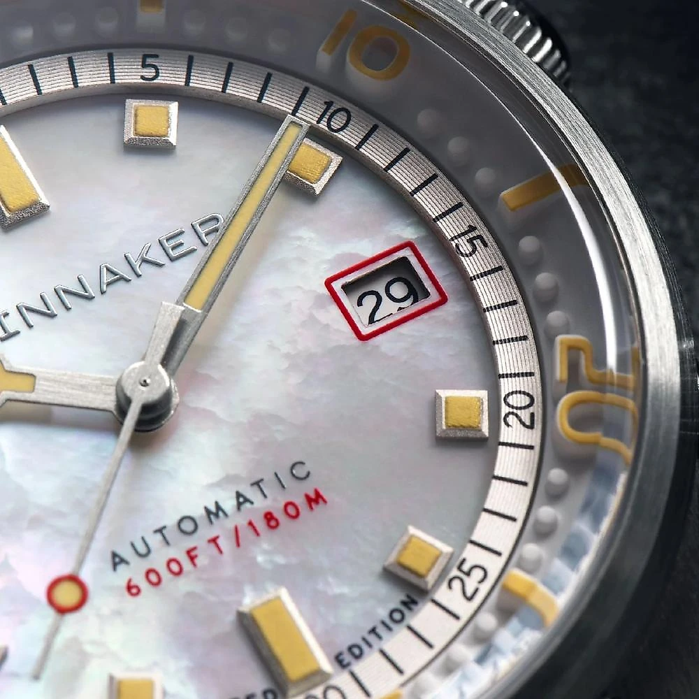Relógio Spinnaker Bradner Pearl Diver Automático Edição Limitada Pearl Essence SP-5158-22