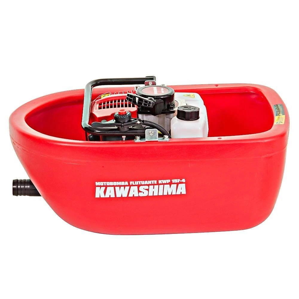 Motobomba Flutuante Kawashima Kwp15F4 Com Mangueira E Bicos