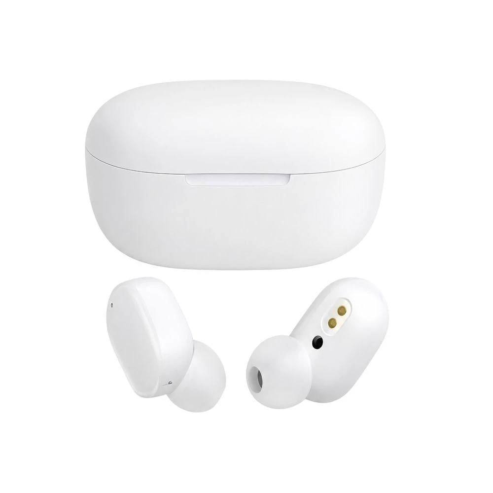 Fone de Ouvido sem Fio Bluetooth MDM Dots para Uso Diário com Estojo Carregador Branco