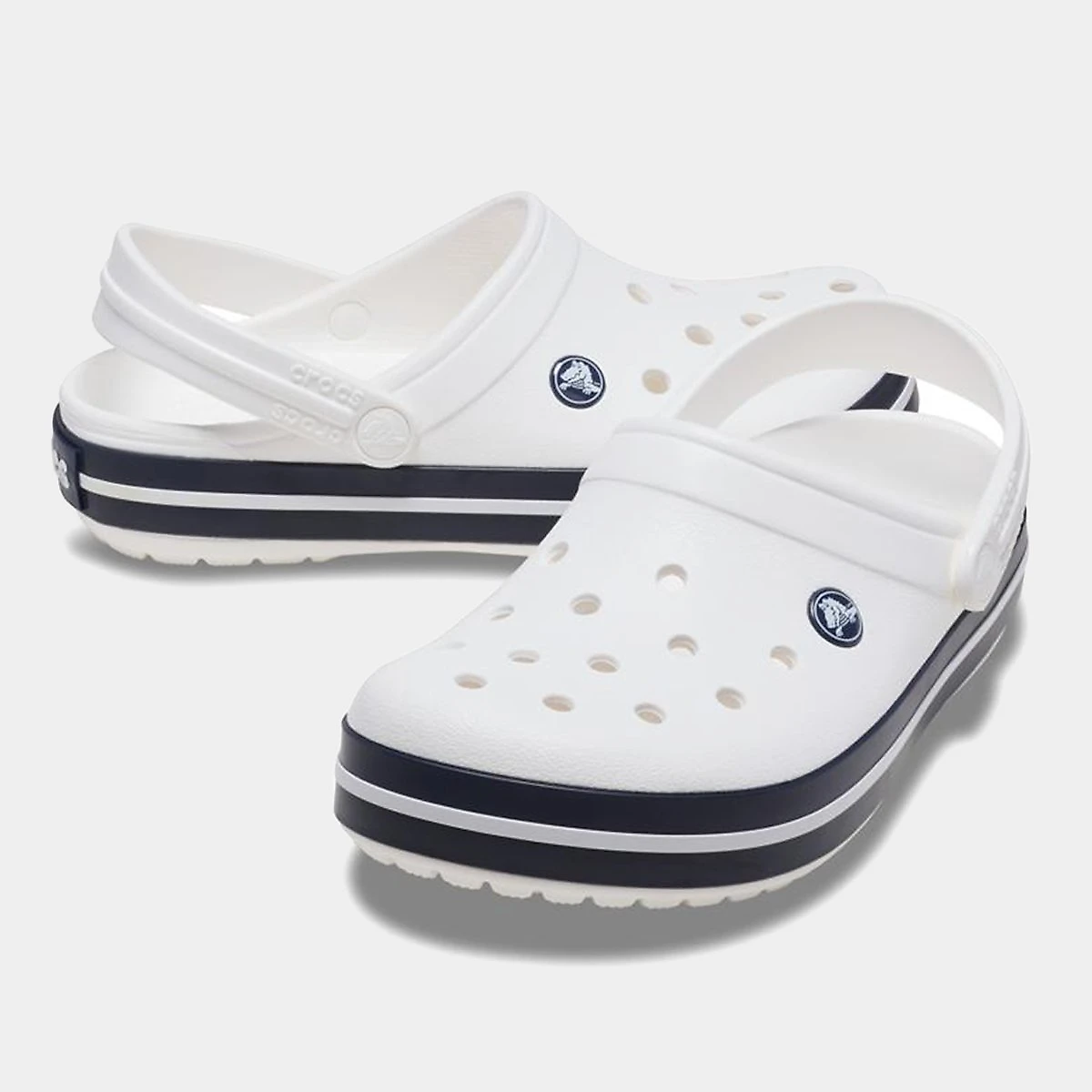 Crocs Infantil Crocband Clog Unissex Branco - 29
