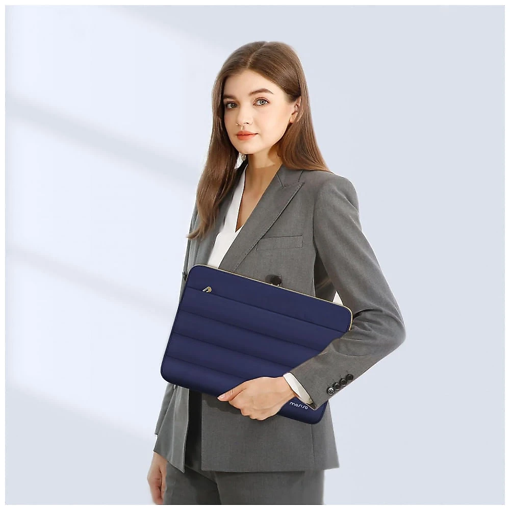 MOSISO Sleeve 15-15.6" para Laptop 16" Compatível com MacBook Pro 16, HP, Dell, ASUS, Acer, Lenovo, Bolsa de Poliéster com Estojo Pequeno