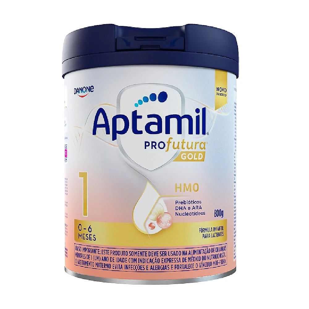 Miniatura Aptamil Profutura Gold 1 Fórmula Infantil para Lactentes de 0 a 6 Meses 800g