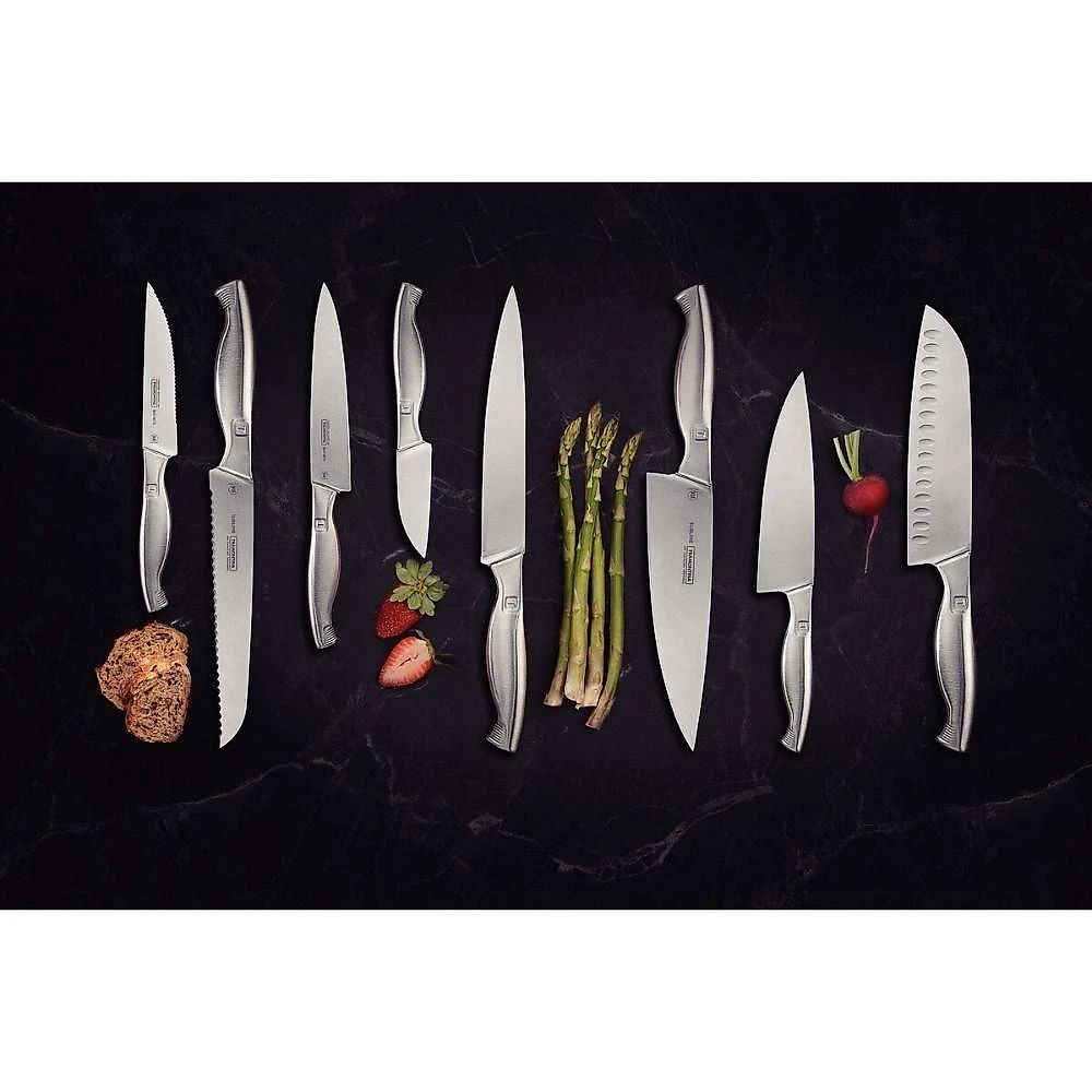 Faca Chef Sublime em Aço Inox 6 Polegada com Lâmina Tratada e Cabo Ergonômico para Cozinha Aço Inox