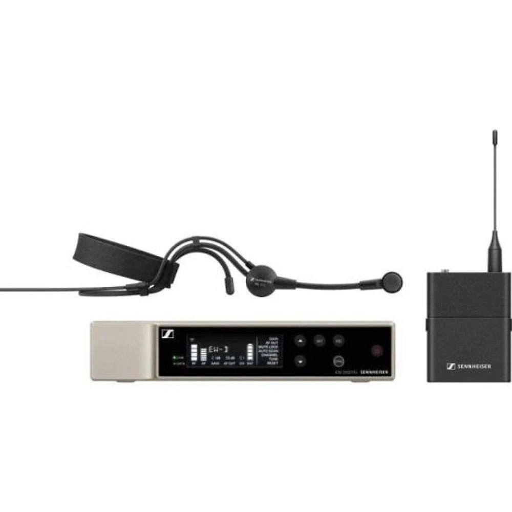 Microfone Auricular EW-D ME3 SET R4-9 Sistema Digital sem Fio UHF com Aplicativo Smart Assist
