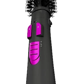 Escova Rotativa Philco PER02 1300W Íons Tourmaline Revestimento Cerâmico Bivolt Preta