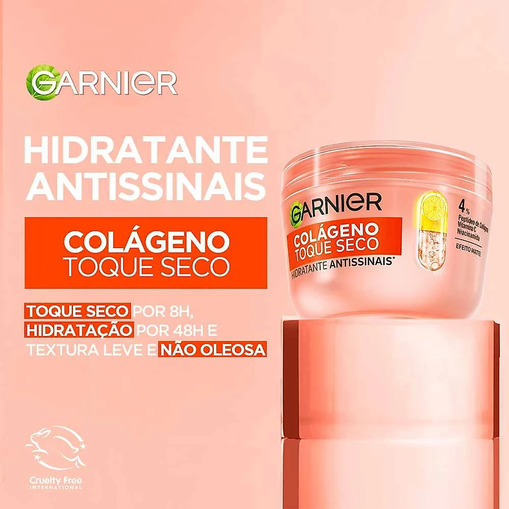 Garnier skin facial kit - hidratante antissinais + gel de limpeza + sérum antimarcas