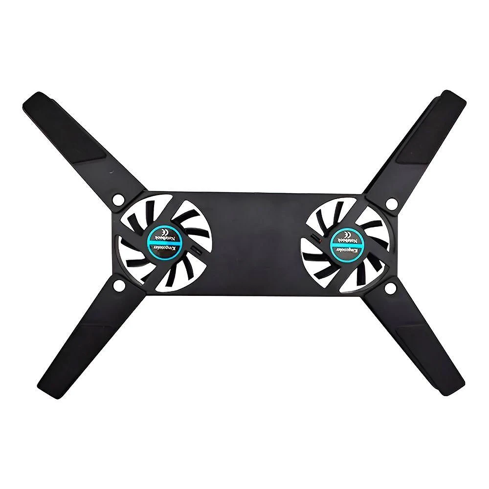 Base Cooler Para Notebook Com 2 Ventoinhas Silenciosas Usb – Dobrável E Portátil Mesa Base Notebook