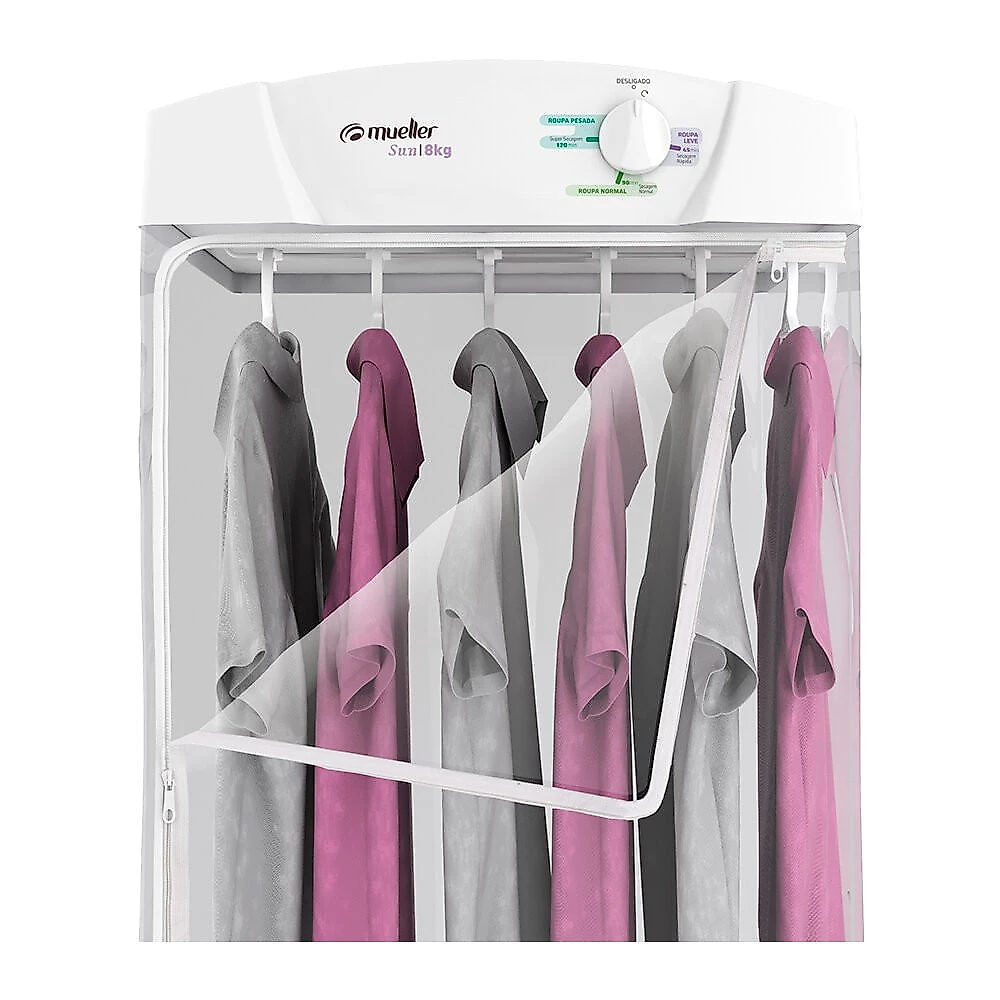 Secadora de Roupas de Parede Sun Mueller 8Kg Branco - 110V