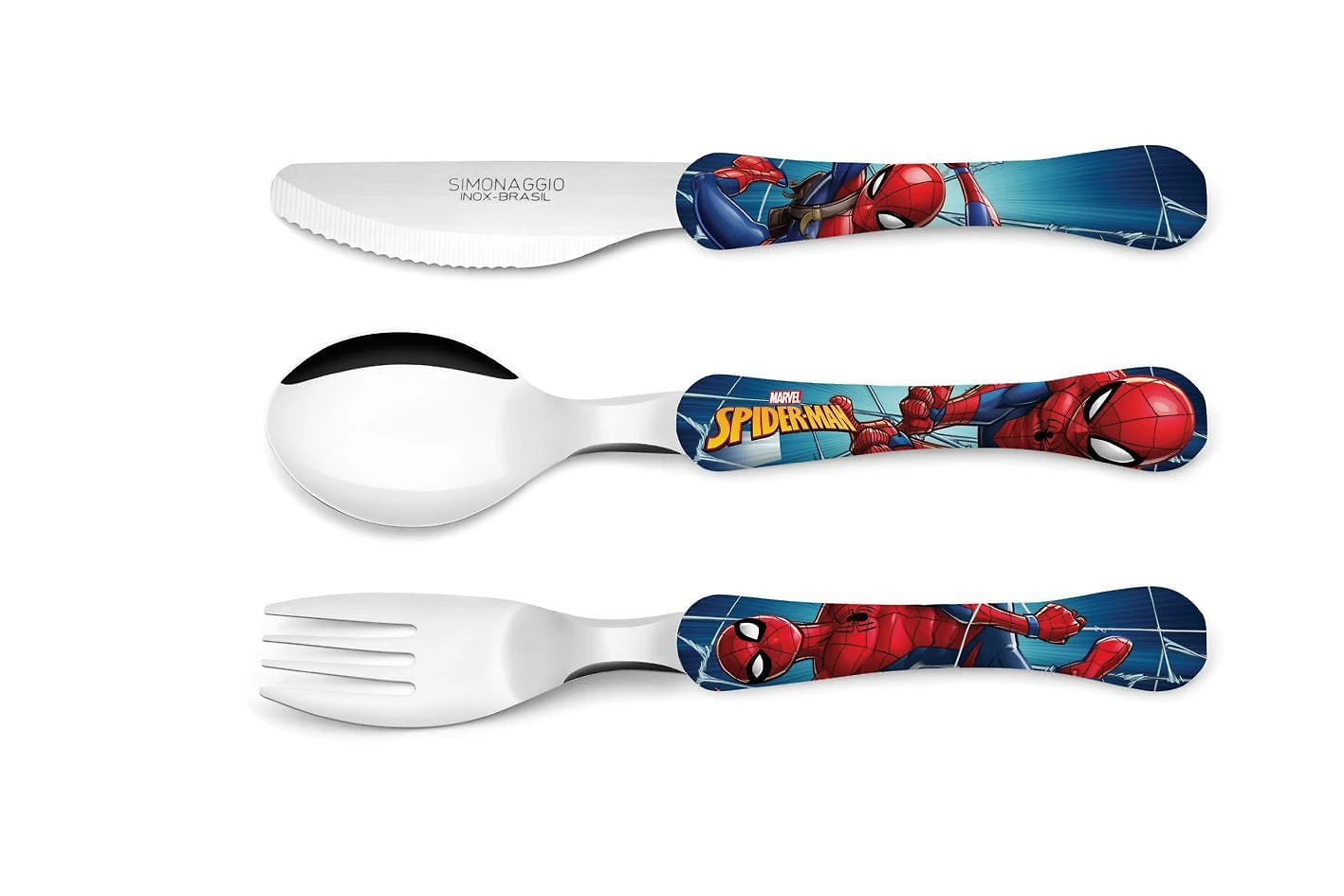 Faqueiro com 3 peças - Homem Aranha - kids