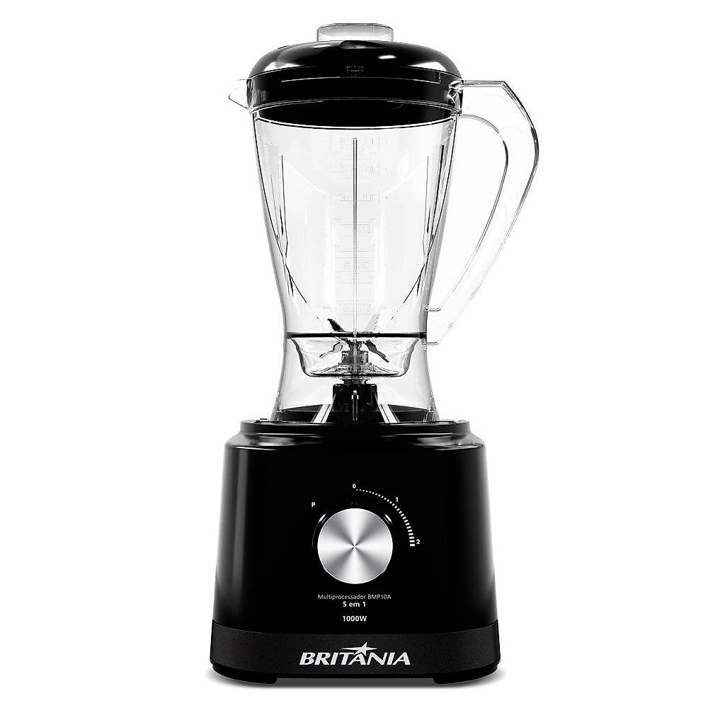 Multiprocessador 5 em 1 Britânia BMP10A, 1000 Watts, Preto - 220 Volts
