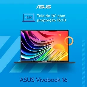 Notebook ASUS Vivobook 16 Intel Core i7-1355U 16GB RAM 512GB SSD Tela 16" Full HD Windows 11