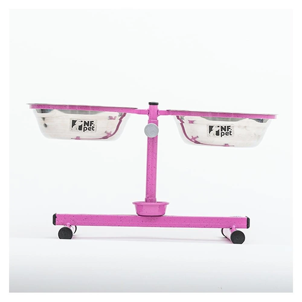 Miniatura Comedouro Premium Antiformiga Inox Rosa - 1,8 Litros