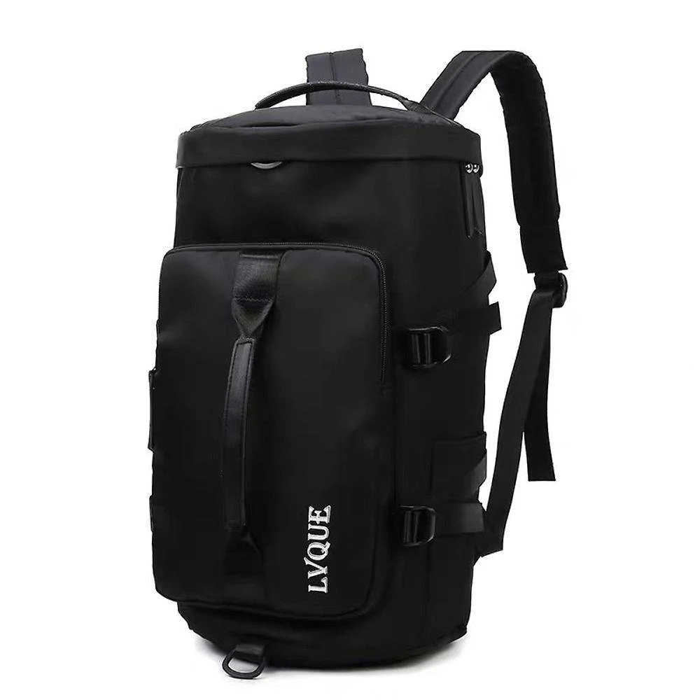 Bolsa Mochila Mala Grande 46x25x25cm em Tecido Resistente à Água com Zíper Preto OEM