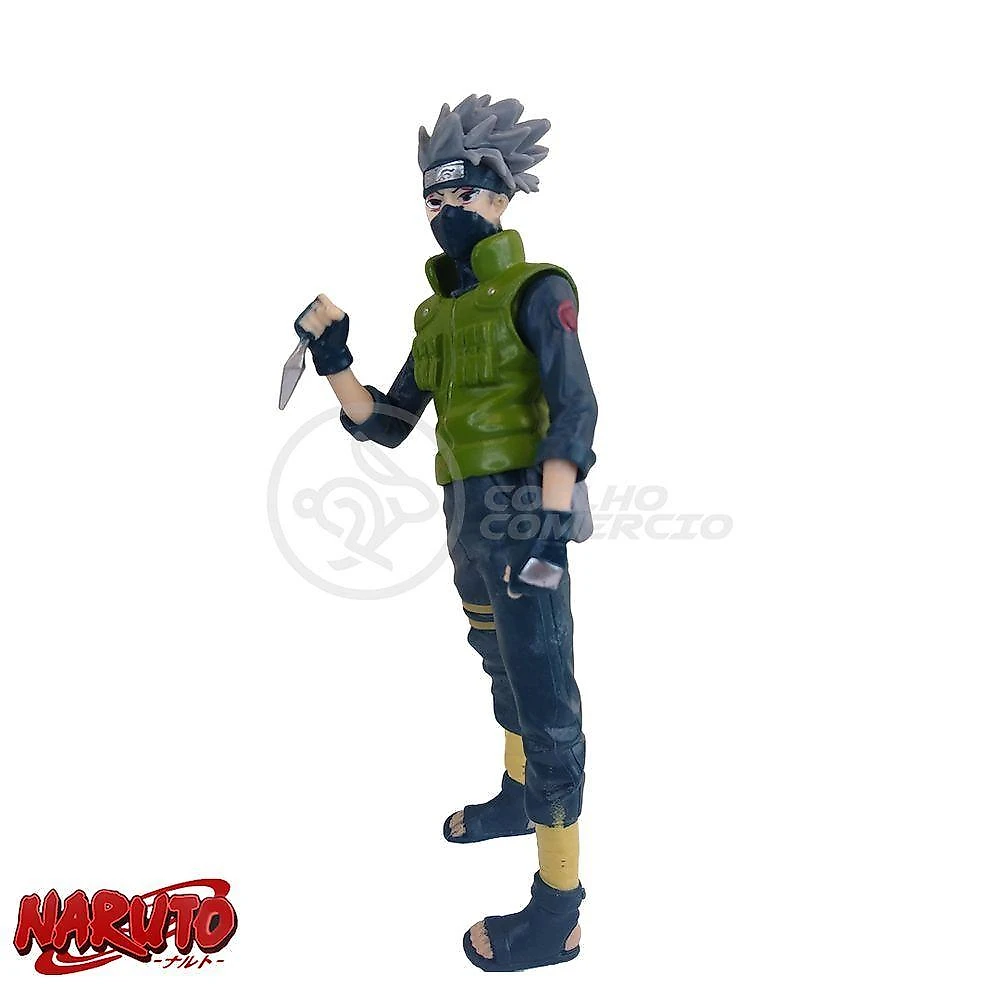 Brinquedo Boneco Kakashi Hatake Sharingan 18Cm Naruto