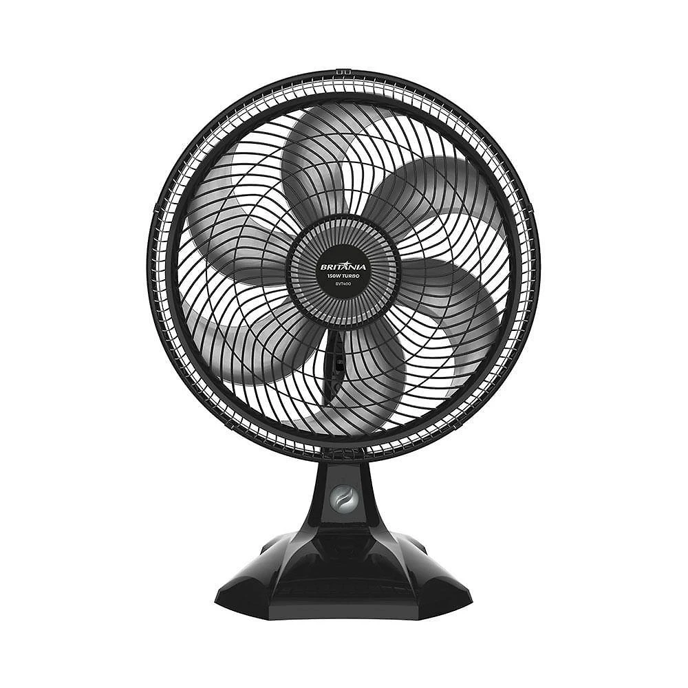 Ventilador 2 Em 1 Mesa parede Britânia 40cm BVT400 Maxx Force Turbo Preto 220V