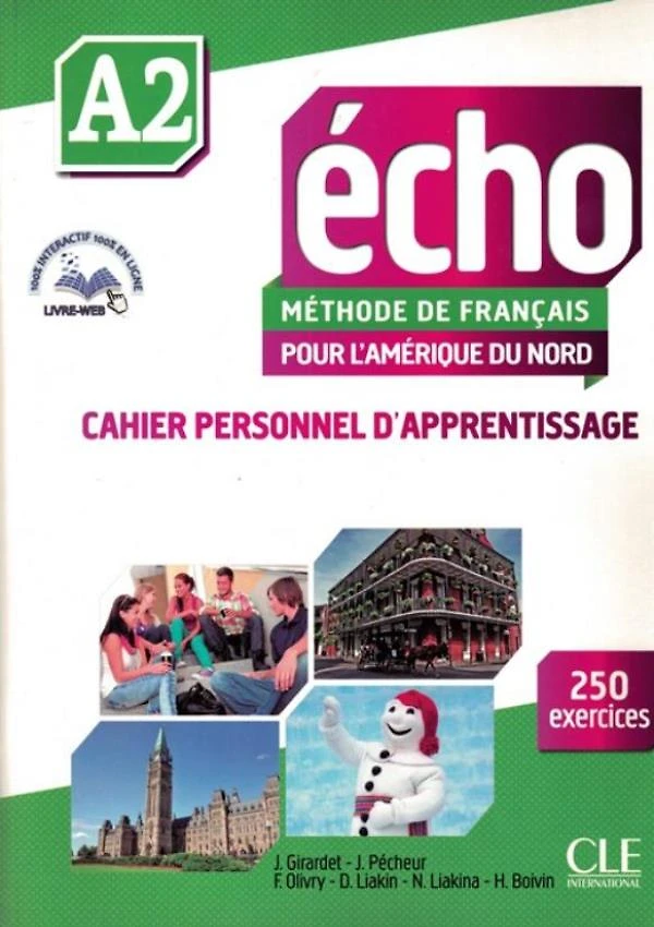 Echo A2 Pour L´Amerique Du Nord - Cahier D´Exercices