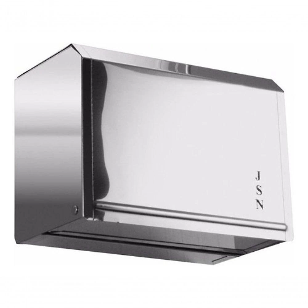 Porta Papel Toalha M1i em Aço Inox com Abertura Frontal para Folhas Interfolha Inox Higipack