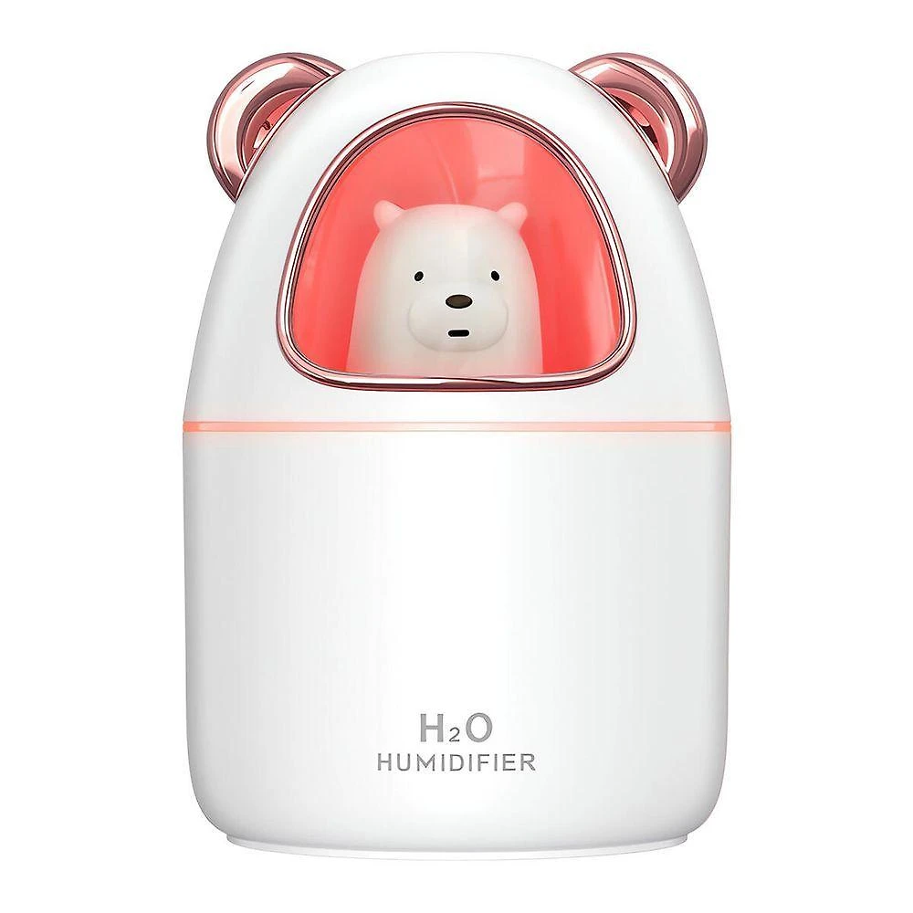 Umidificador de Ar Tudo em Caixa Moderno Rosa Bebê UM015 para Casa Escritório e Viagens