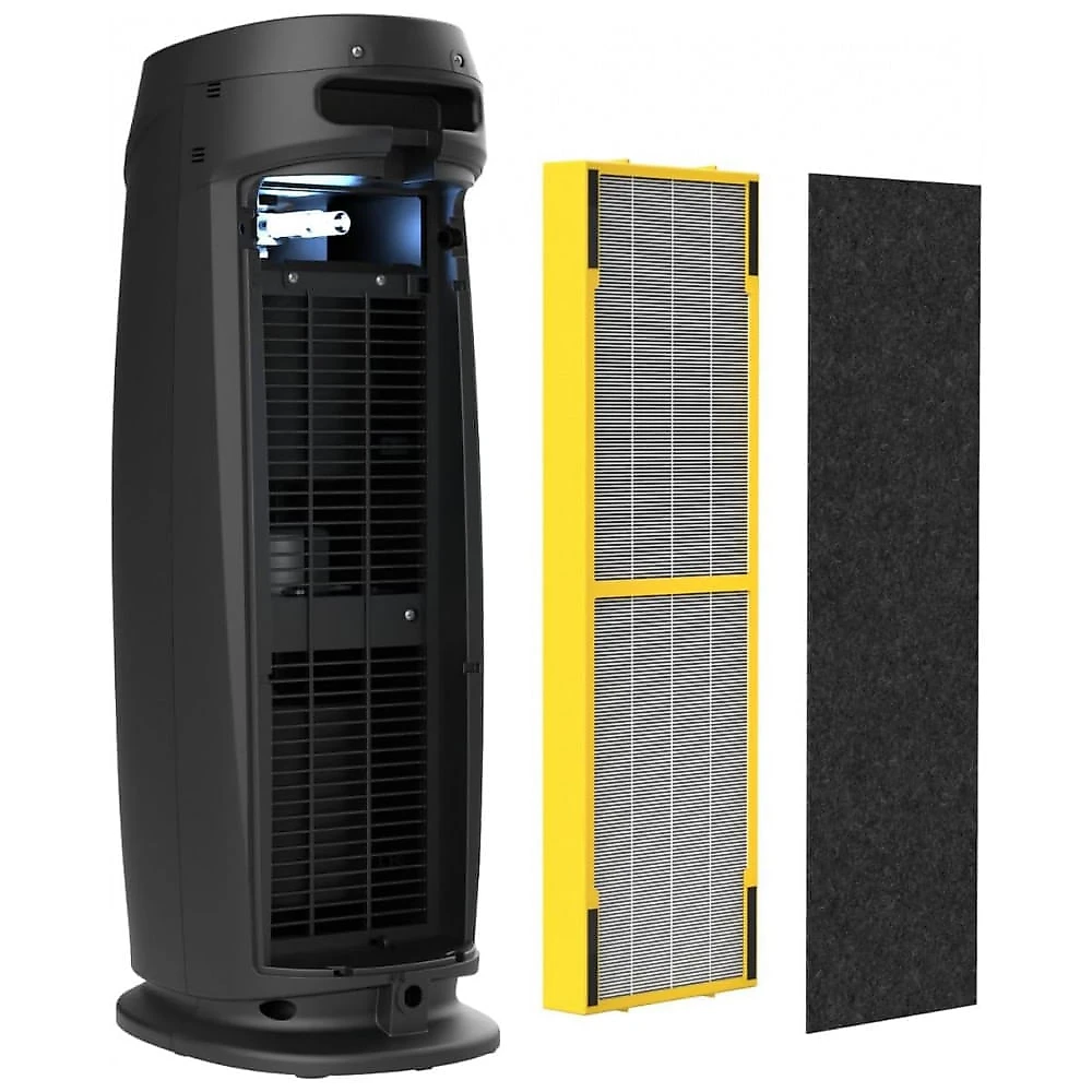 Purificador de Ar GermGuardian HEPA para Casa, Quartos Grandes com Filtro de Ar HEPA PURO, Monitor de Qualidade do Ar Luz UVC