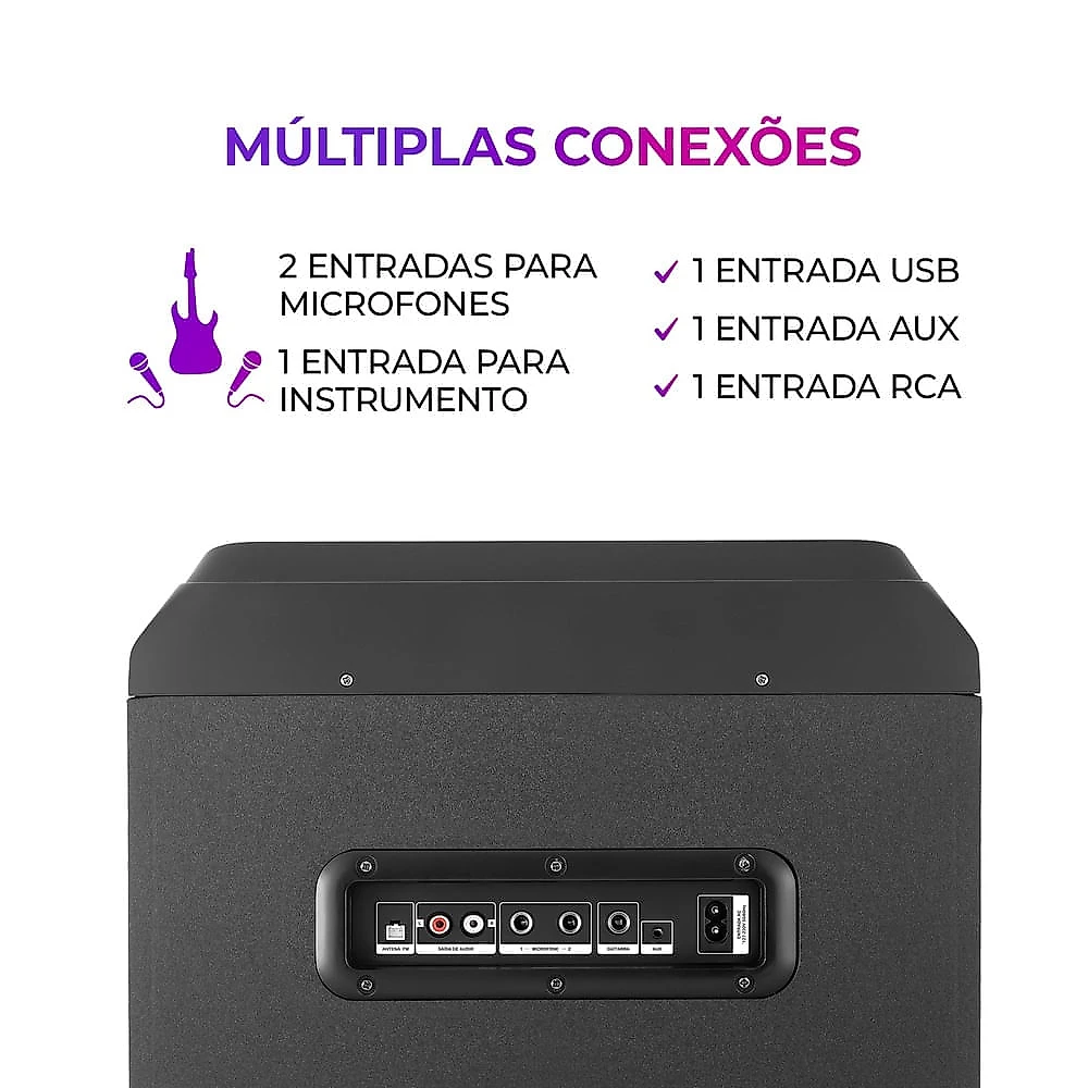 TORRE DE SOM AWS-T1W-02 BIVOLT BLUETOOTH BIV