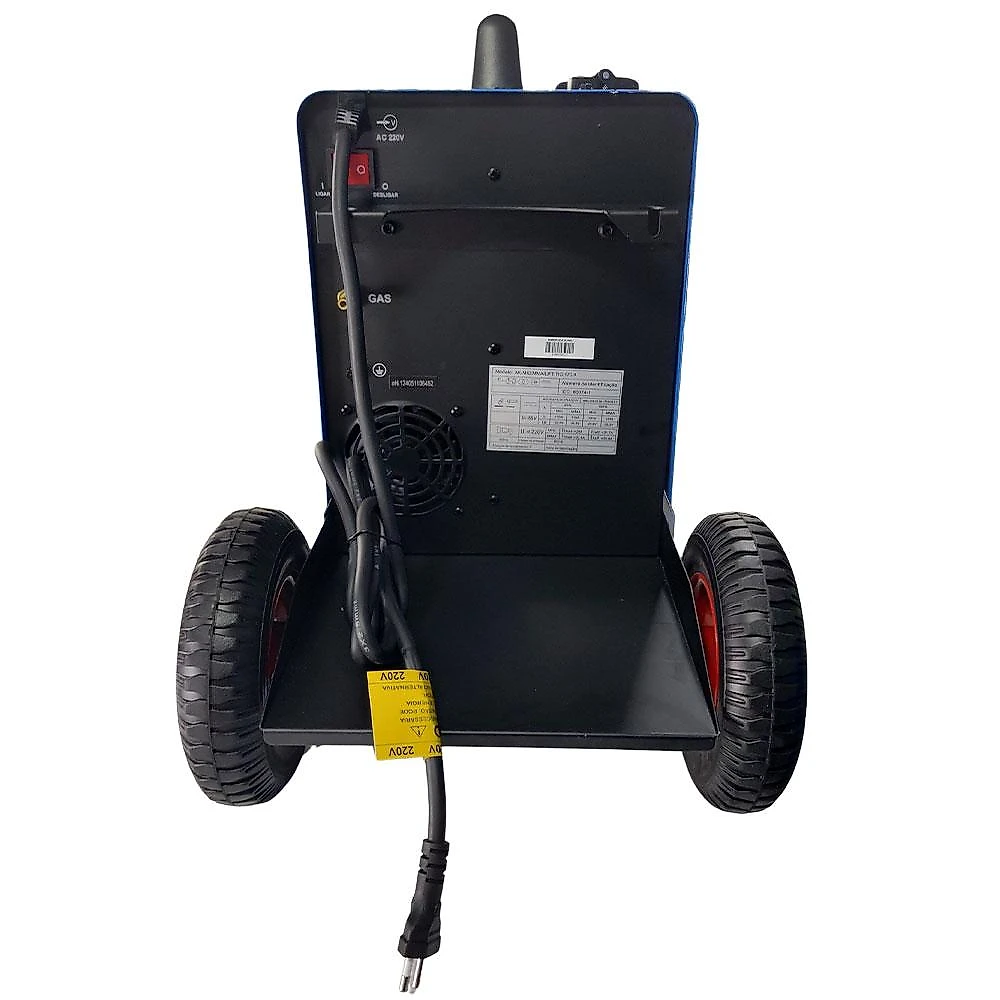Máquina de Solda MIG TIG Eletrodo Multiprocessos 170A AK-MIG/MMA/LIFT TIG 170A AK TECK USK Bivolt