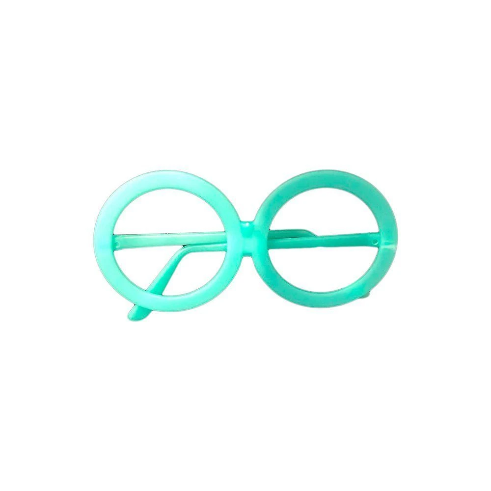 Óculos sem Lentes Brilha no Escuro Redondo 10 Unidades Festa Chic
