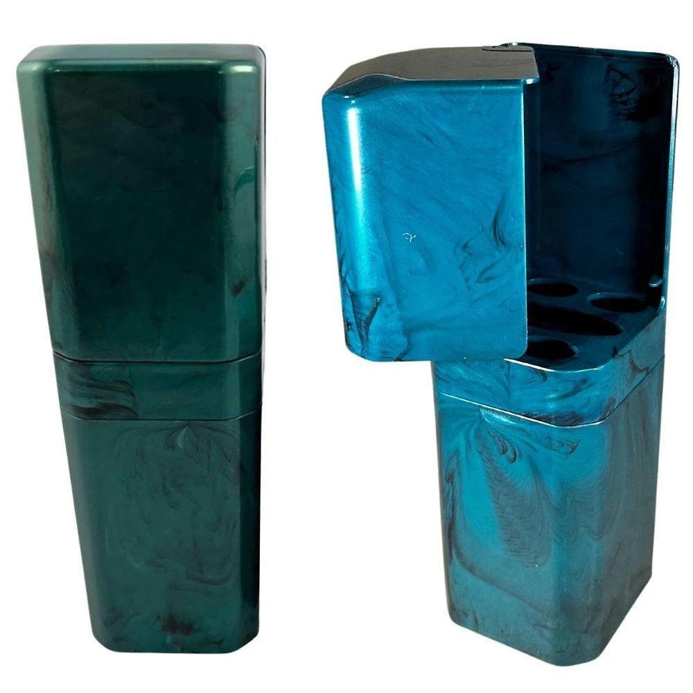 Porta Escovas e Creme Dental OEM com Encaixe Adesivo para Higiene Bucal Verde KIT 2 PCS