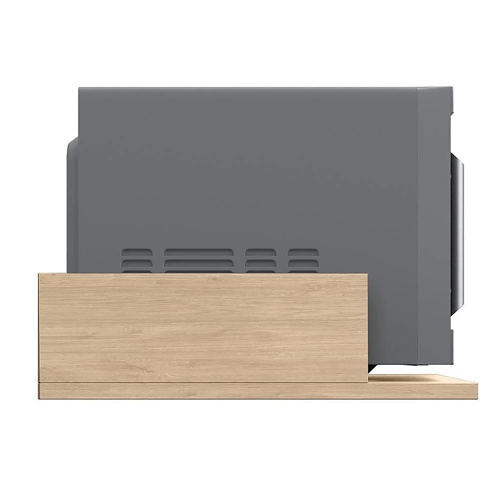 Kit 03 Suportes Suspensos Para Micro-ondas Forno 60x40 Cm Class L03 Amadeirado