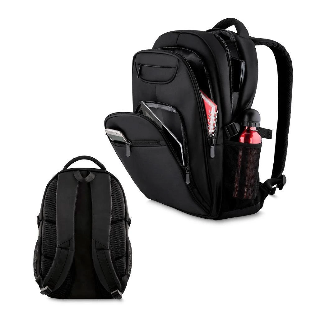 Mochila All Gray em Poliéster 30x40x18cm Cinza Unissex com Saída USB