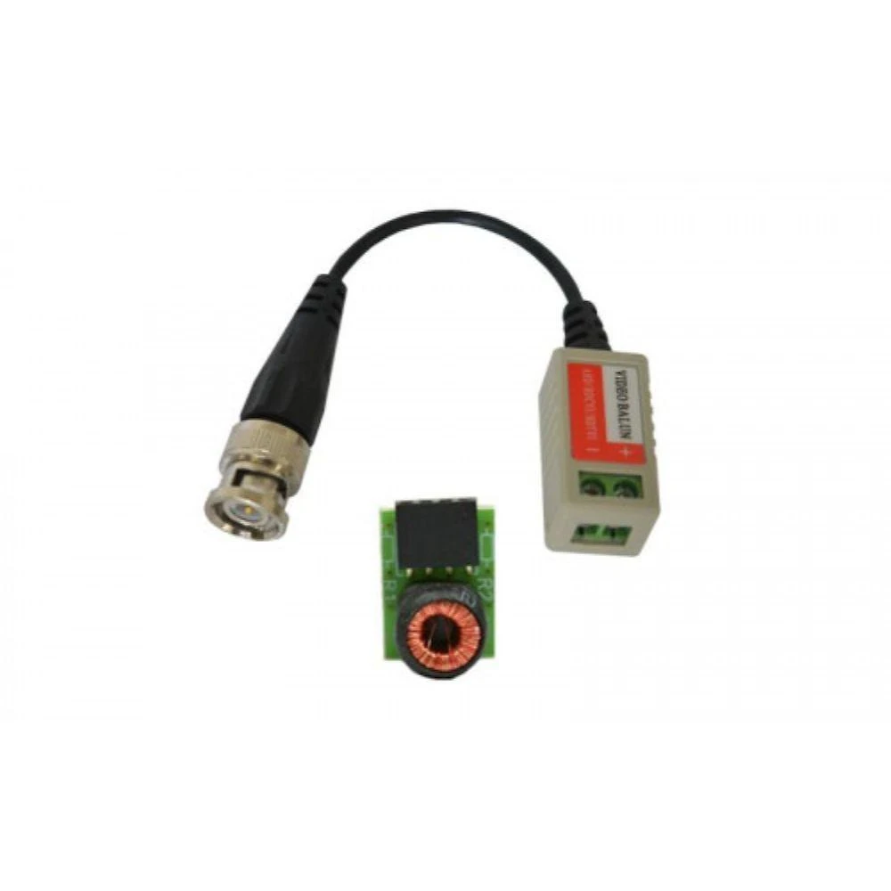 Conversor Balun Max Eletron C-2 RJ45 BNC P4 HD Híbrido