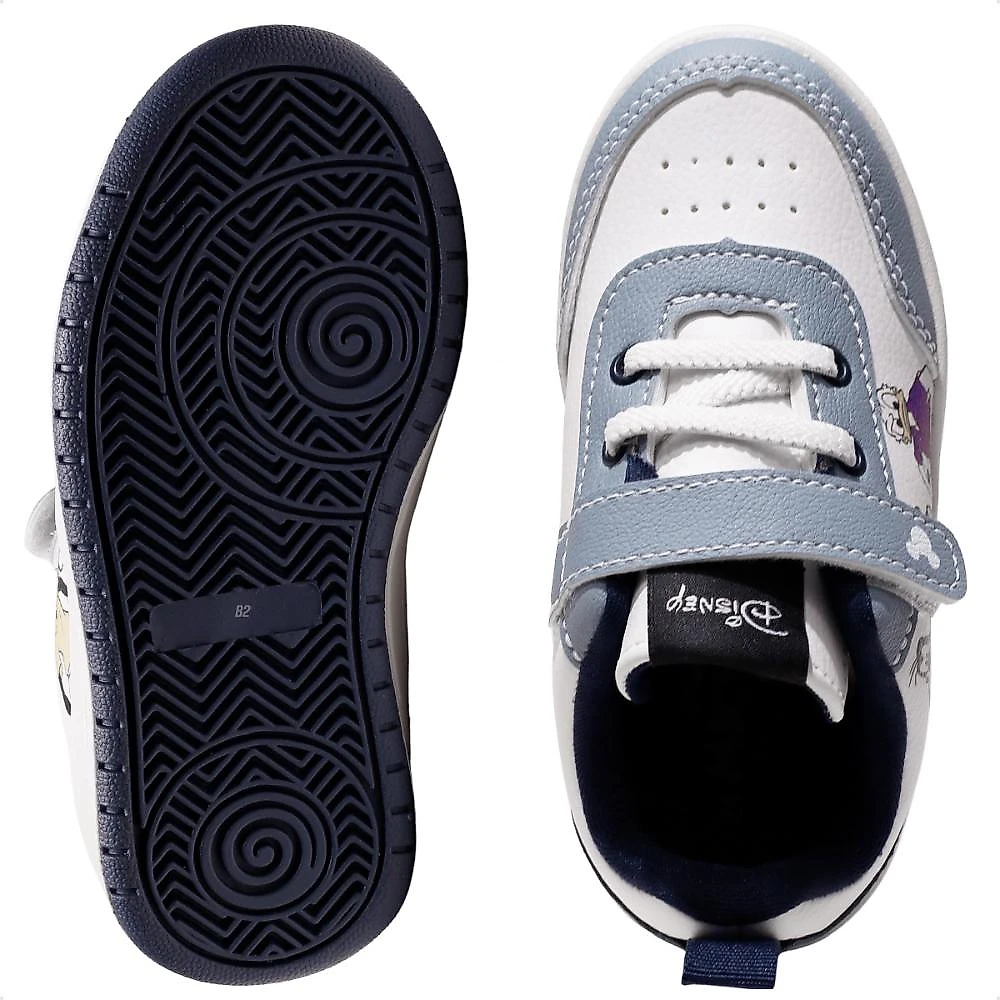 Tênis Disney Mickey Infantil Calce Fácil Branco / Cinza - 20