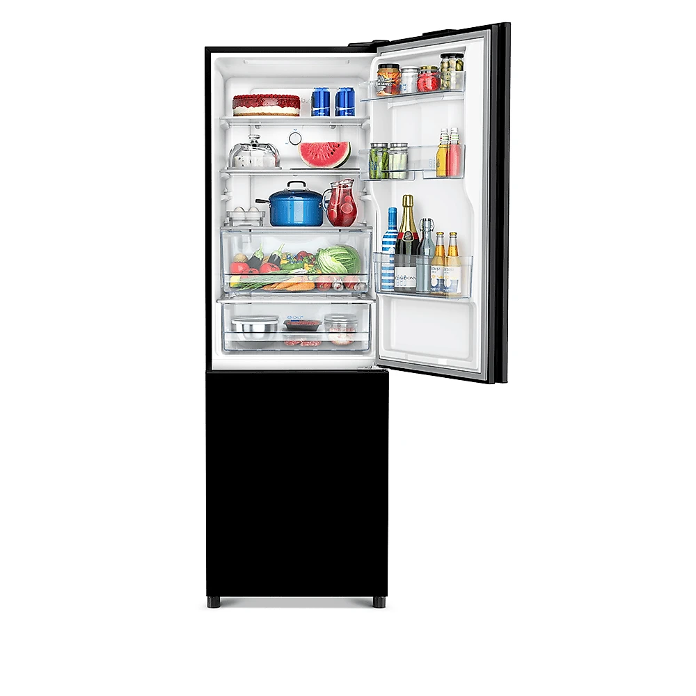 Geladeira Panasonic Frost Free 407L A Black Glass - NR-BB41GV2B NR-BB41GV2BA