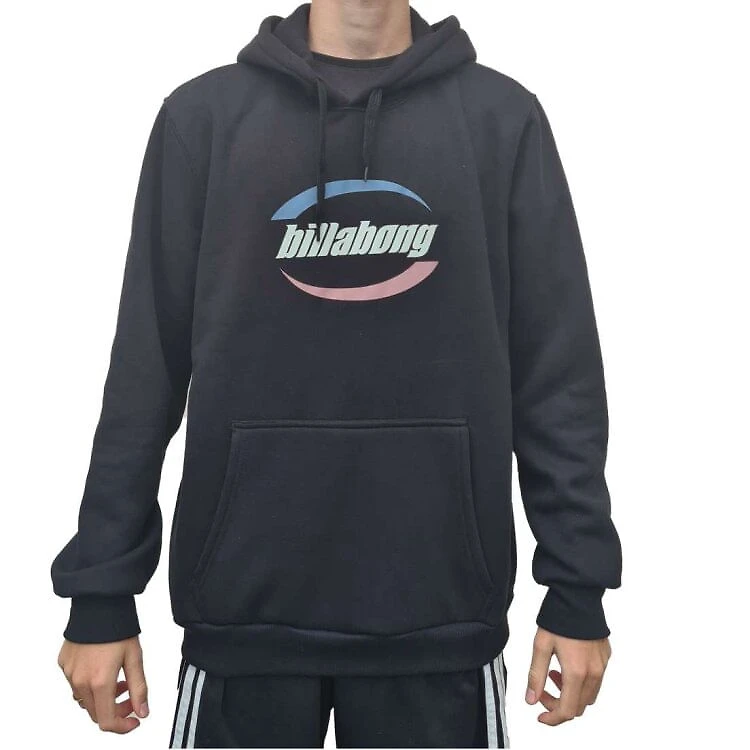 Moletom Billabong Fech Walled - Preto - PRETO