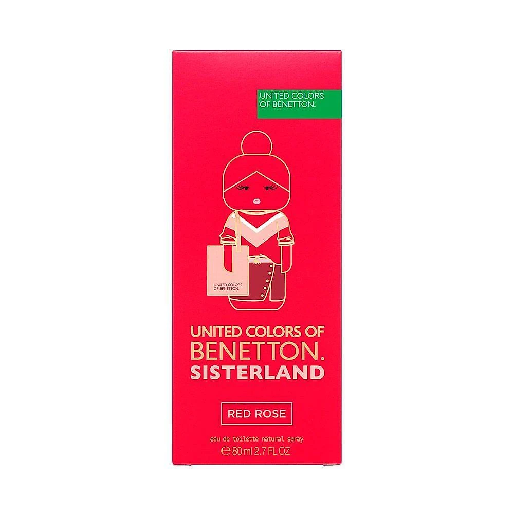 Benetton United Colors Sisterland Red Rose Eau De Toilette - Perfume Feminino 80ml 80ml