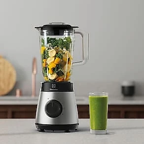 Liquidificador Electrolux EBS30 Aço Inox Escovado/Preto com Copo de Vidro 700W e 5 Velocidades 110V