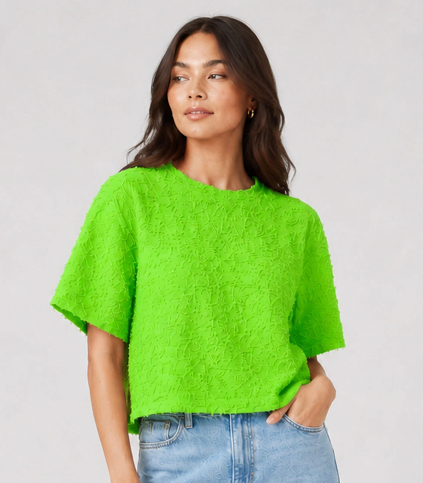Blusa Feminina Em Malha Cocai Infinita Cor Verde