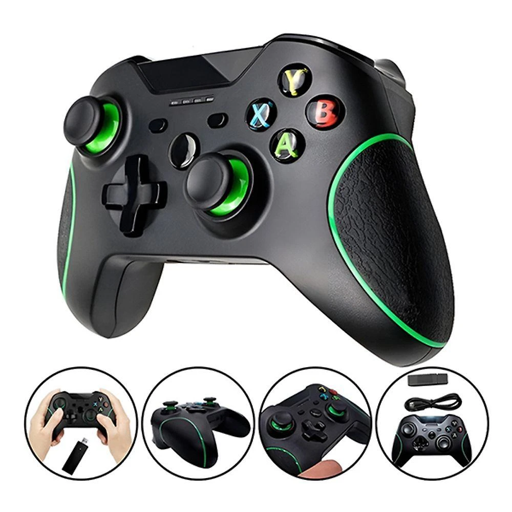 Joystick Sem Fio Controle Compatível Com Xbox One Pc E Cloud Gaming Cor Preto E Verde