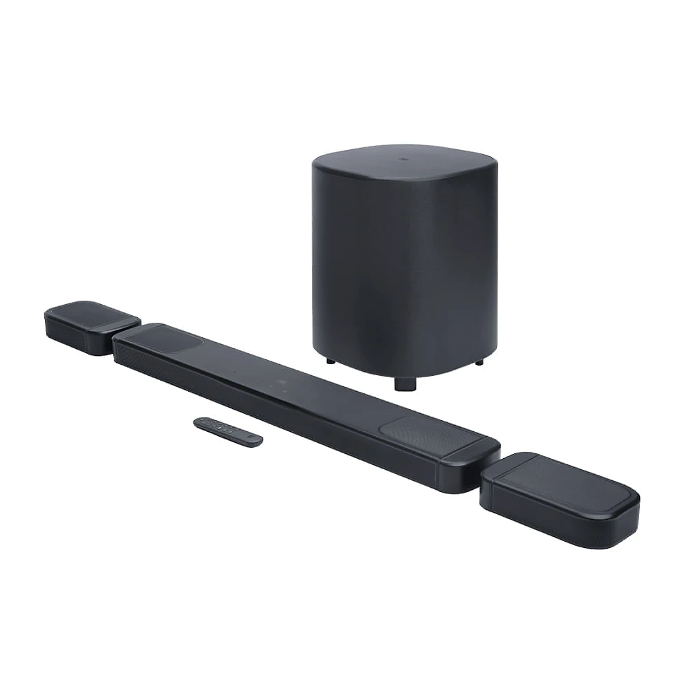 Soundbar JBL Bar 1000 7.1.4 Canais Wireless com 480W RMS, PureVoice 2.0 e MultiBeam™ 3.0