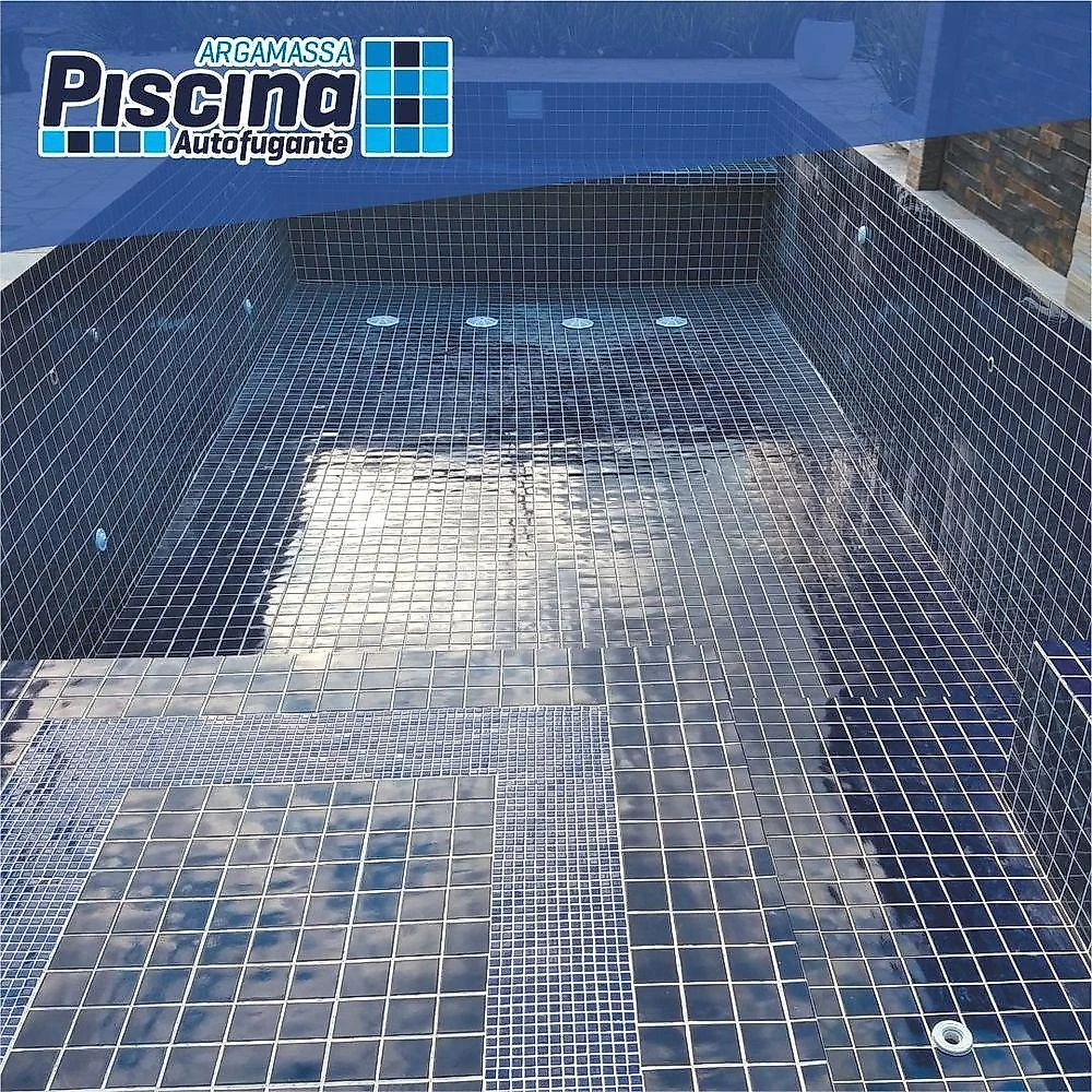 Rejunte Piscina Impermeável Alta Aderência Resistente Cappuccino Selamix 18kg Inodoro