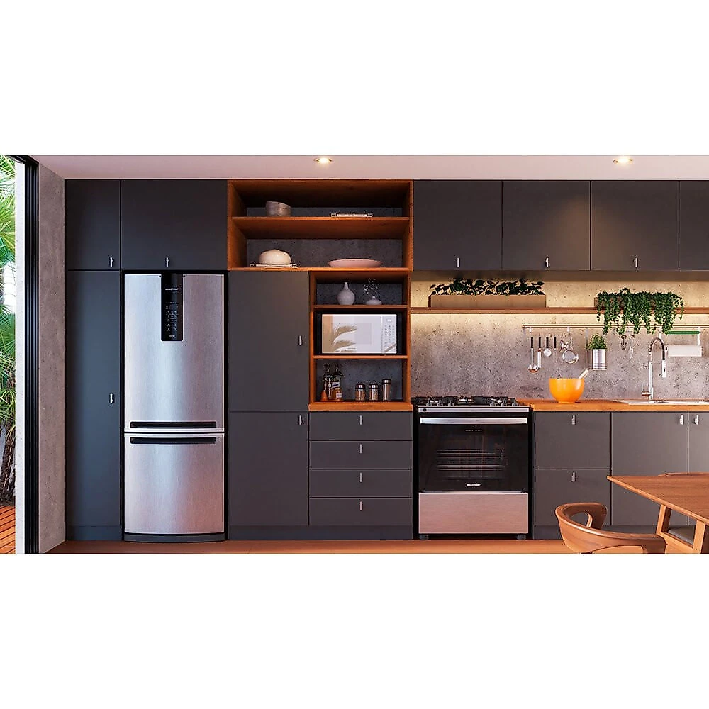 Micro-ondas Brastemp 32 Litros 18 Receitas Pré-Programadas BMS46AR Inox - 110V