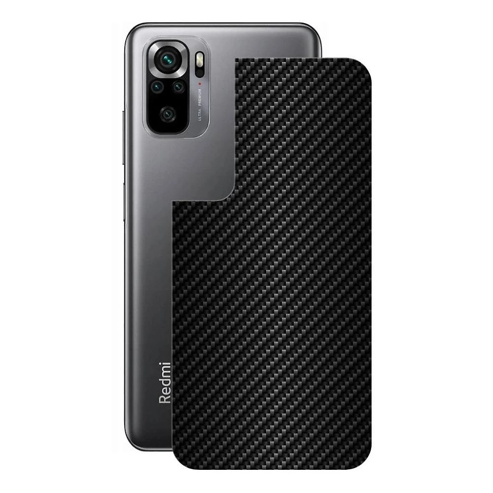 Película Redmi Note 10S-Traseira Fibra Carbono Preta-Gshield