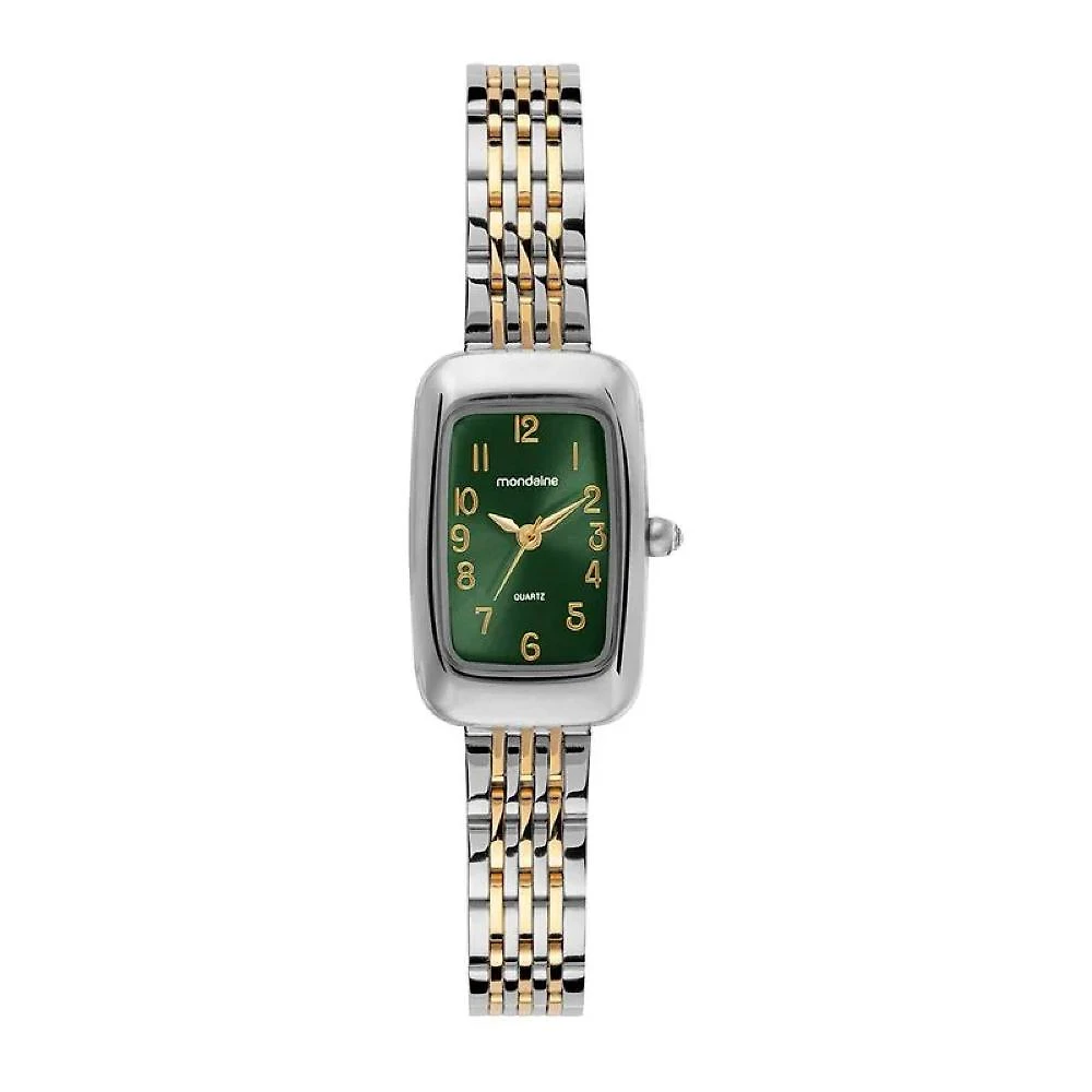 Relógio Mondaine Retangular 33007LPMVBE3 21.5mm Bicolor