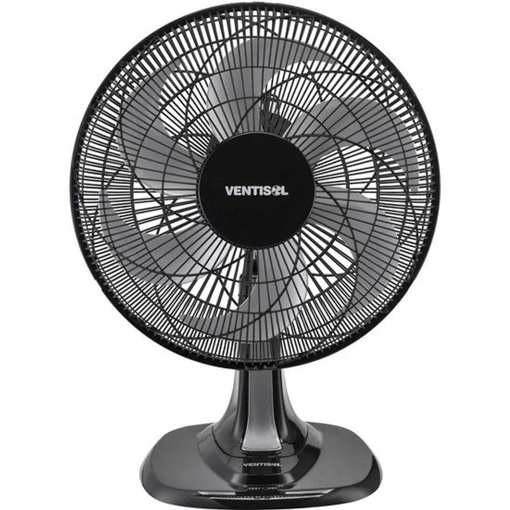 Ventilador De Mesa 40cm Com 6 Pás 220v Preto/cinza Ventisol