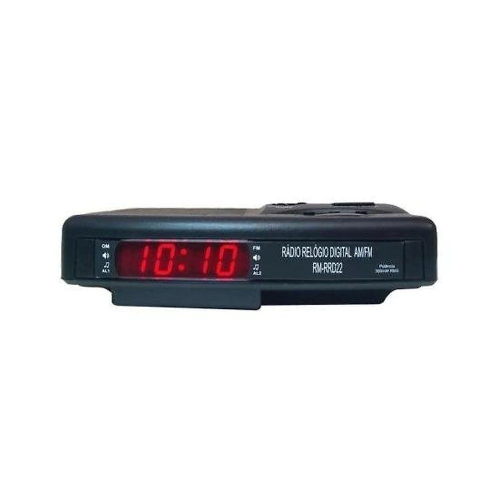 Rádio Relógio Motobras RM-RRD22 com Despertador Duplo, Sintonia AM-FM com 10 Memórias 115V-230V