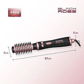 Escova Rotativa Mondial ERB-01 1200 W Bivolt - Preto/Golden Rose
